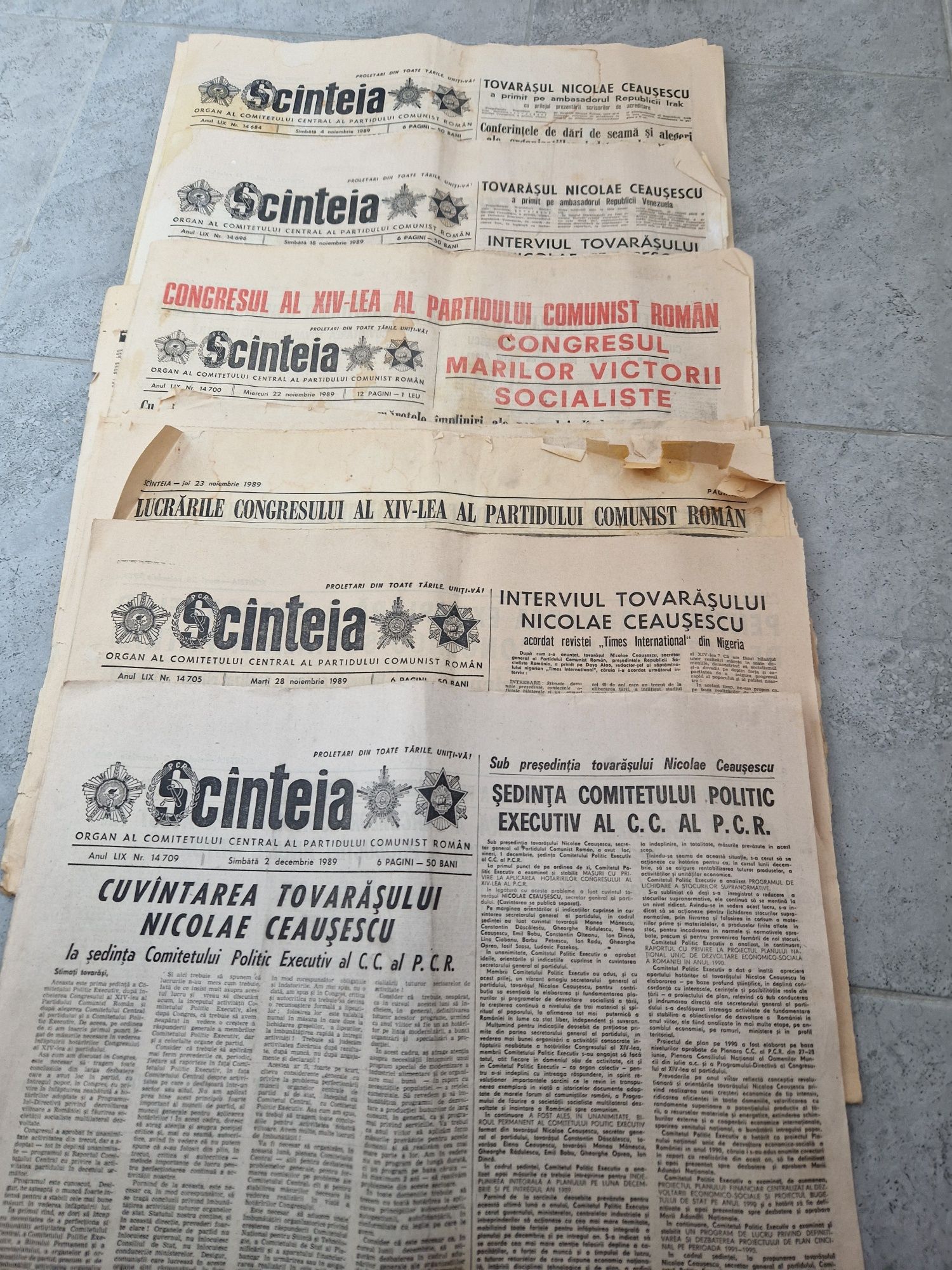 Ziare vechi de colectie