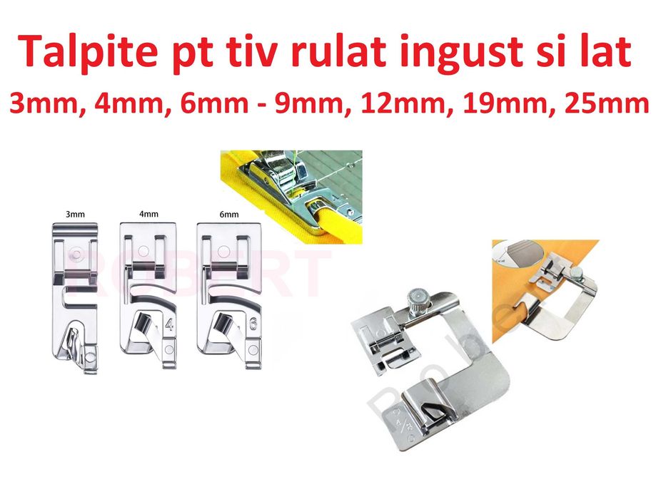 Talpita tiv rulat 3 4 6 9 12 19 24 -masini cusut Singer Brother Toyota