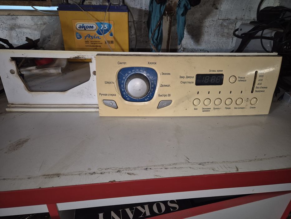 Передняя панель плата управления