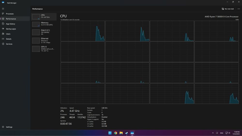 Desktop PC Gaming Ryzen 7 Nvidia RTX 3070 32Gb RAM AiO cooler 1TB ssd