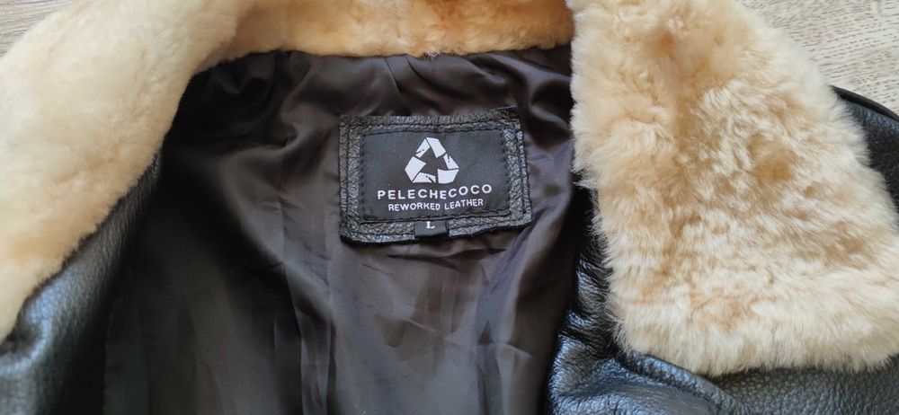 Женско кожено яке Pelechecoco Hepburn размер L