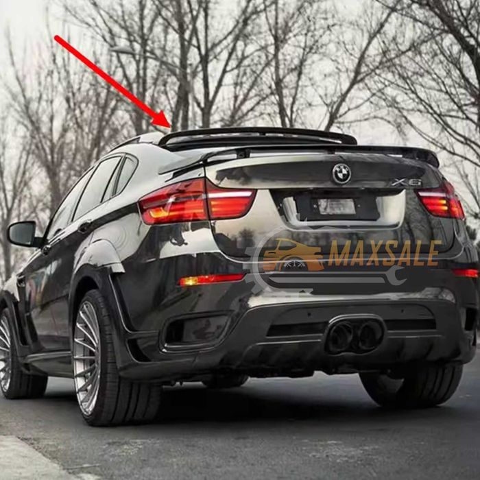 Спойлер BMW X6 E71 за багажник на таван тунинг лип задна броня 4х4