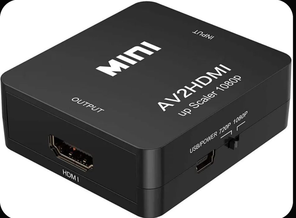 Конвертер AV на HDMI и аудио, AV 2 HDMI для монитор