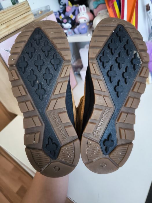 Bocanci baiat Timberland Field Trekker Mid - piele nubuc-37