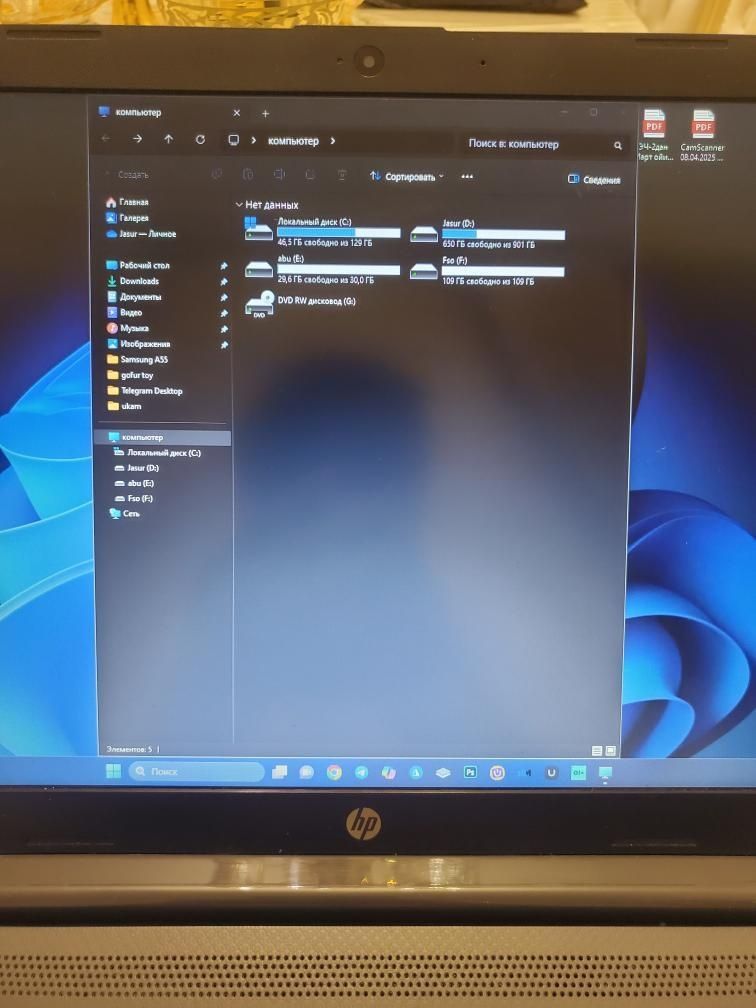 HP 255 G7 1TB + 256 SSD, 8GB ozu windows 11 pro