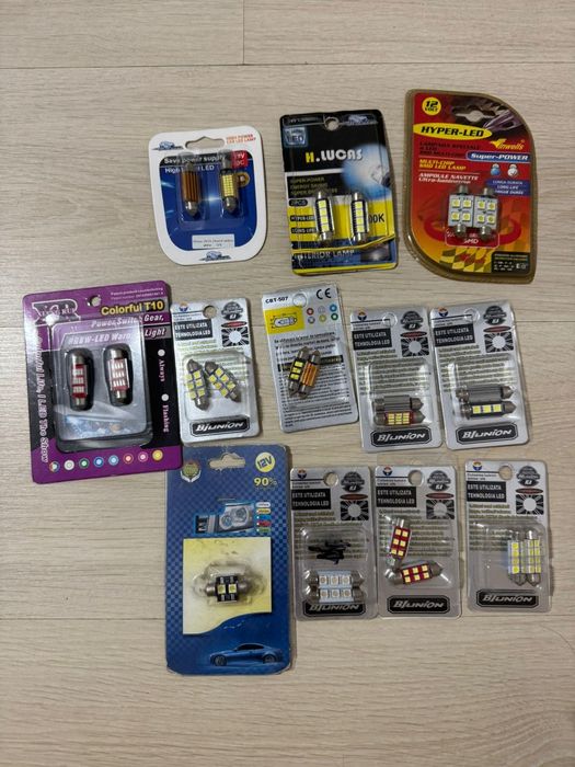 Set becuri LED auto – diverse modele T10 / C5W / Festoon