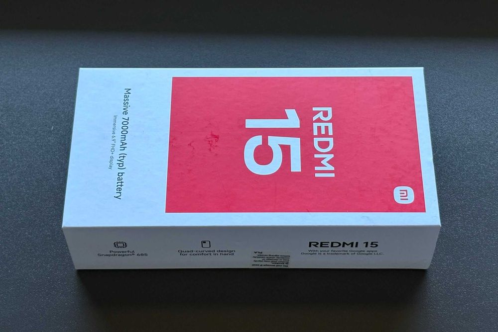 Redmi 15 128 gb / 6 gb ram NOU Sigilat! Tva deductibil