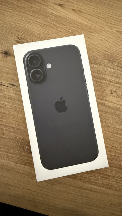 Iphone 16, Black, 128 gb, NOU