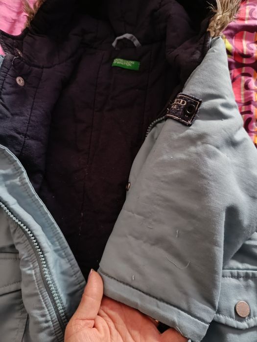 Geacă, combinezon, căciulă 1-2 ani,noi + geacă groasă cadou (de joacă)