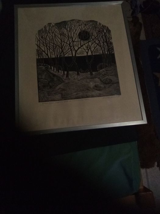 Гравюра от Михаил Николов от 1980г