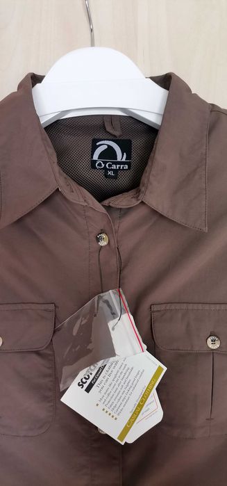 Camasa dama Carra drumetie outdoor munte mar XL Scotchgard UV30 noua