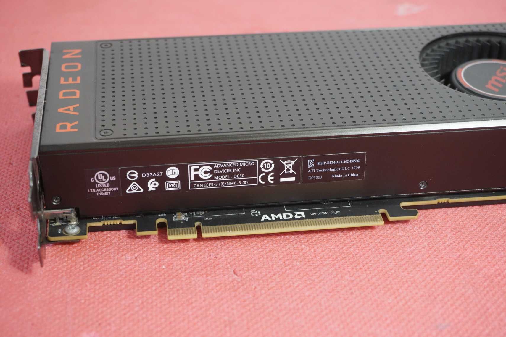 Видеокарта RX Vega 56 8GB HBM MSI reference design / вкл ДДС