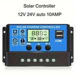Controler solar Sone 30A cu afișaj LCD reglabil