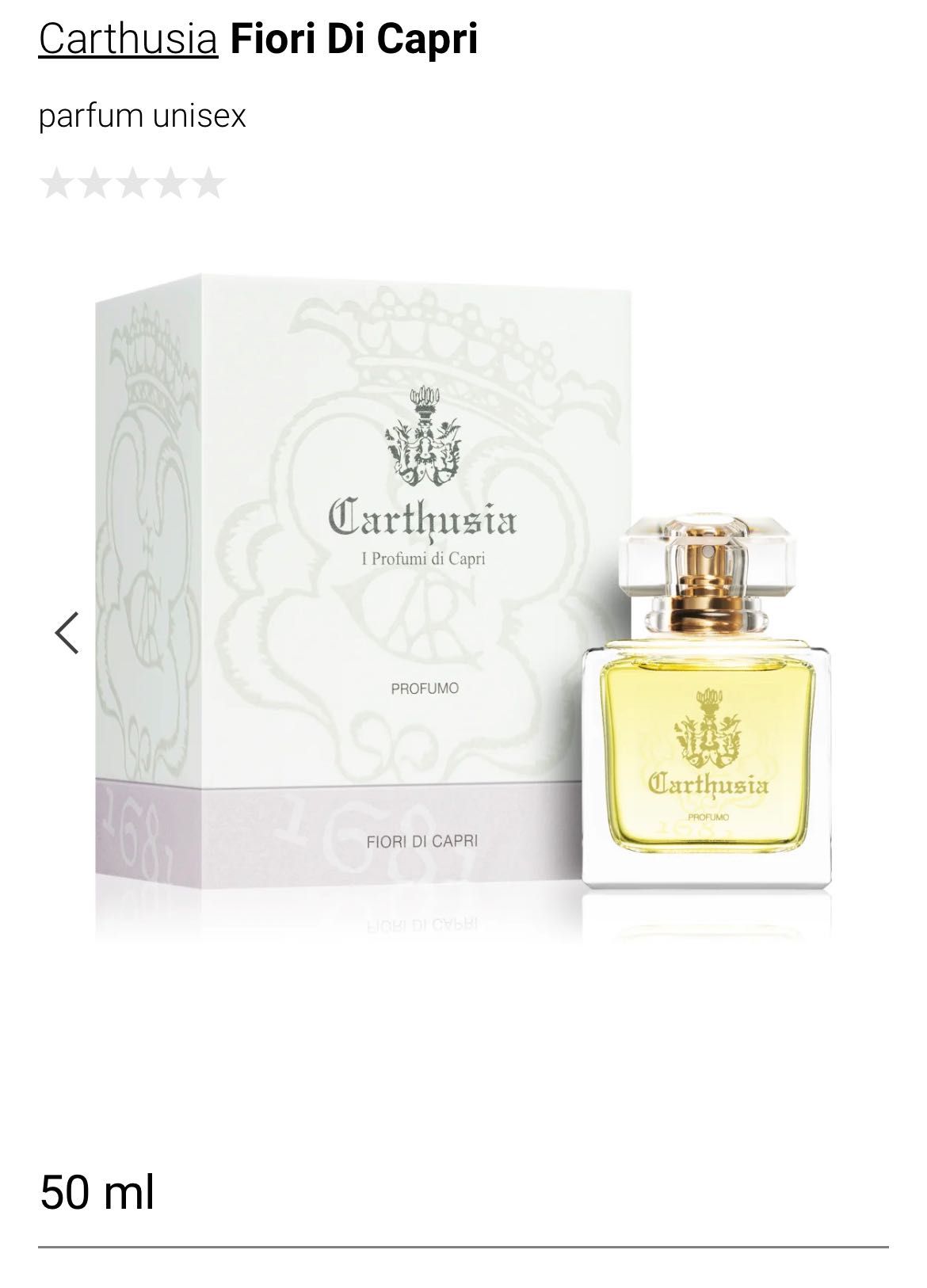 CARTHUSIA Profumi di Capri,parfum de nișă unisex