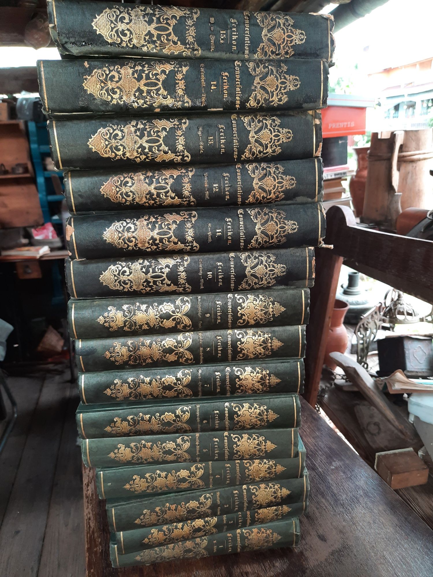 15 volume 1853,conversation lexikon