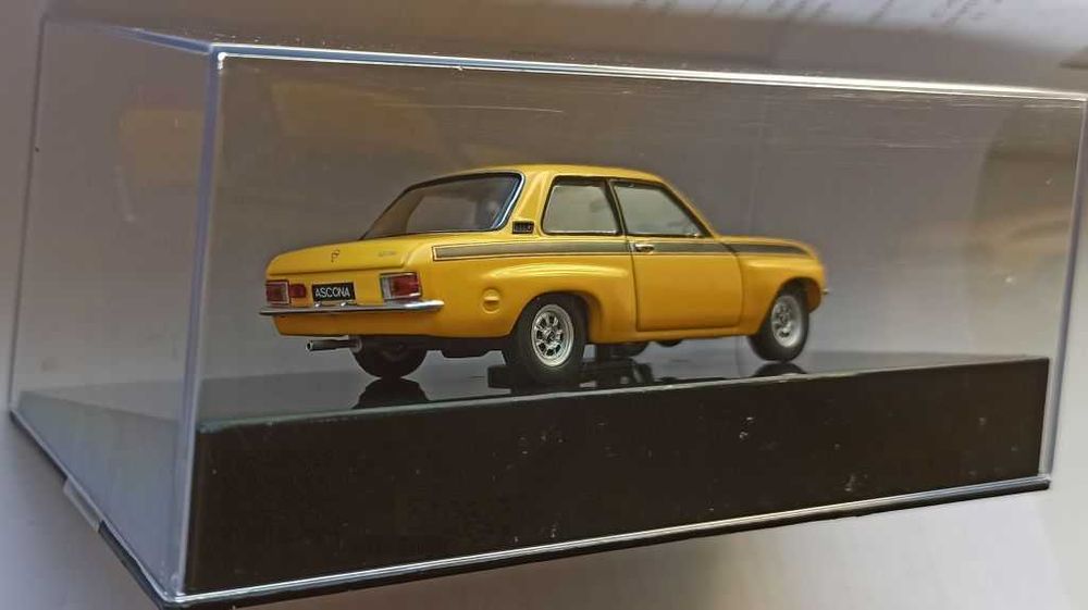 Macheta Opel Ascona A Tuning 1973 galben - IXO Premium 1/43