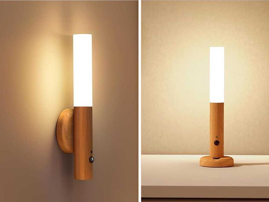 Lampa LED de perete senzor miscare suport magnetic reincarcabila USB