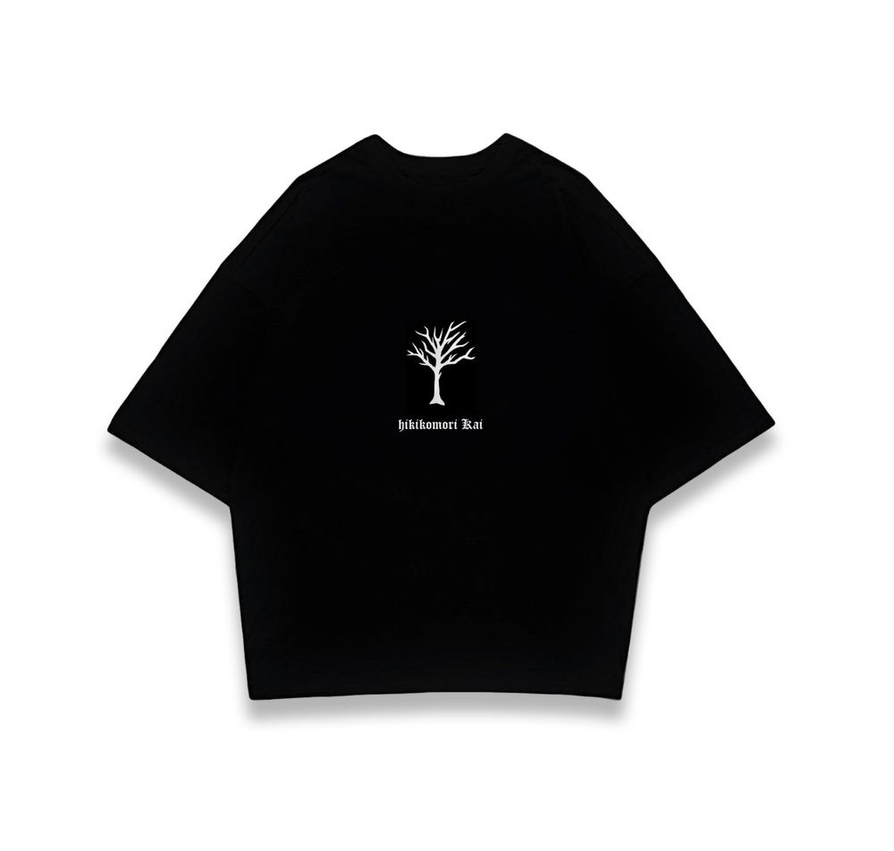 футболка hikikomori kai черный