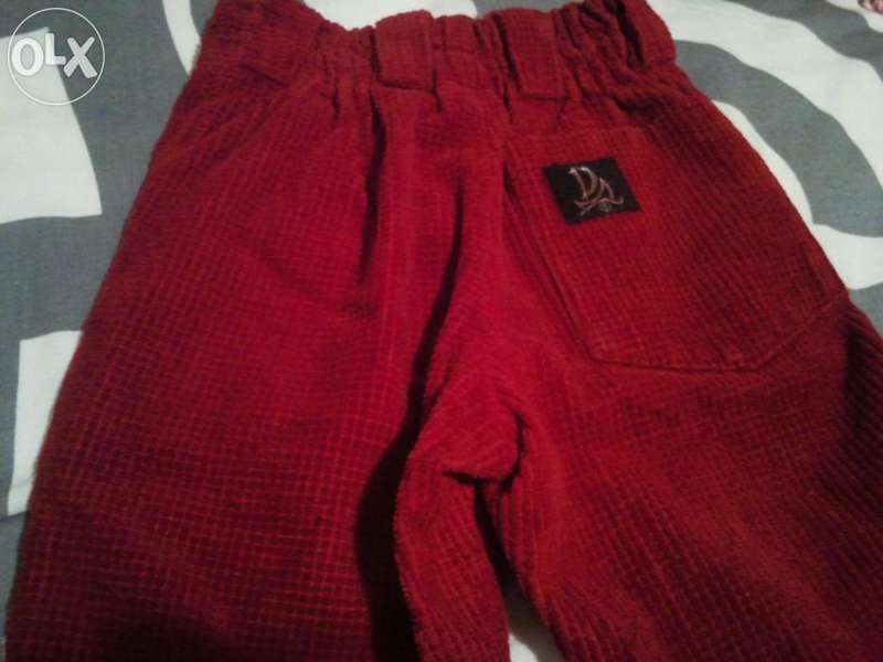 Червени джинси за момиченце 4-5г намалени на 8лв