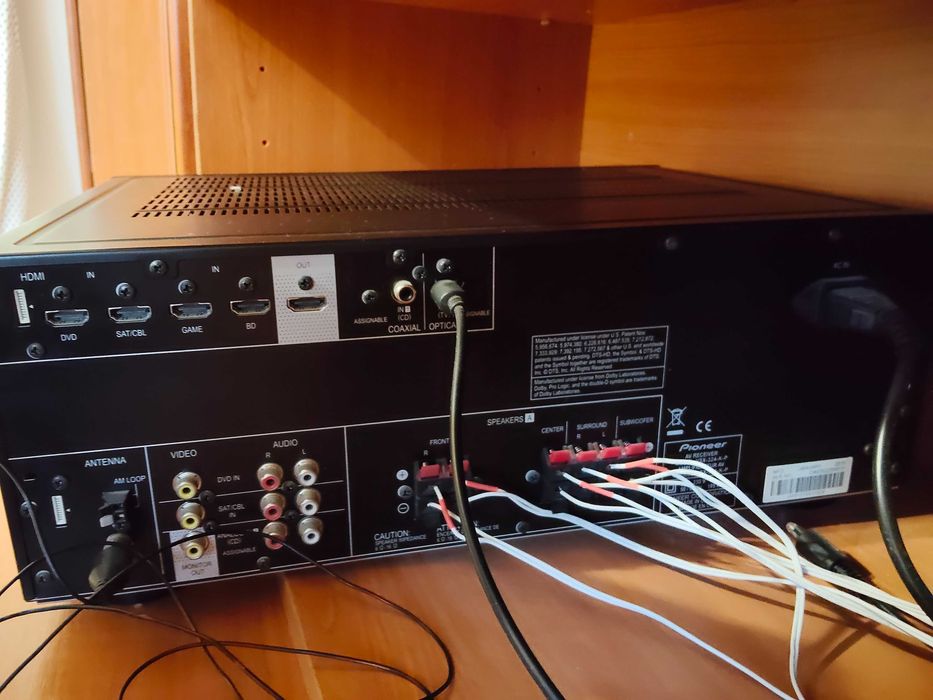 Sistem  5.1 PIONEER receiver VSX-324 + Sistem PIONEER Subw+ 5 sateliti