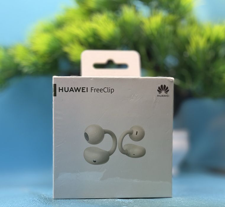 НОВО!!! Аудио слушалки Open-Ear Huawei FreeClip, Wireless, Beige