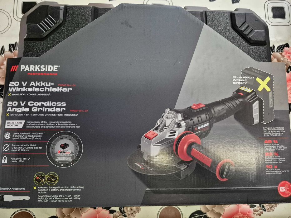 Polizor unghiular (flex) PARKSIDE PWSAP 20-Li G7 (5lei transportul)