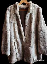 Палто от заек естествен косъм