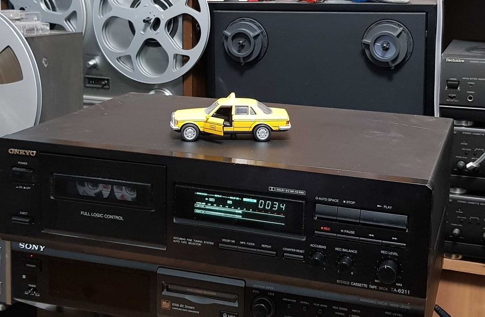 Casetofon Deck Stereo Vintage ONKYO TA6211 BLACK (Made in Japan)