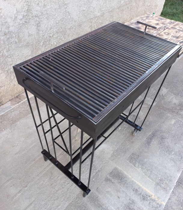 Grătar mare 82x50 cm din tabla groasa de 4mm