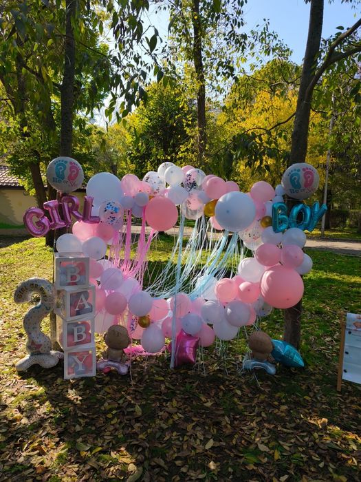 Прозрачни Кутии за балони с букви