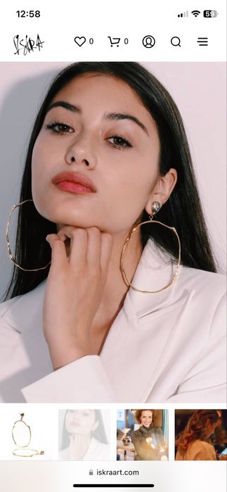 Iskra art обеци халки