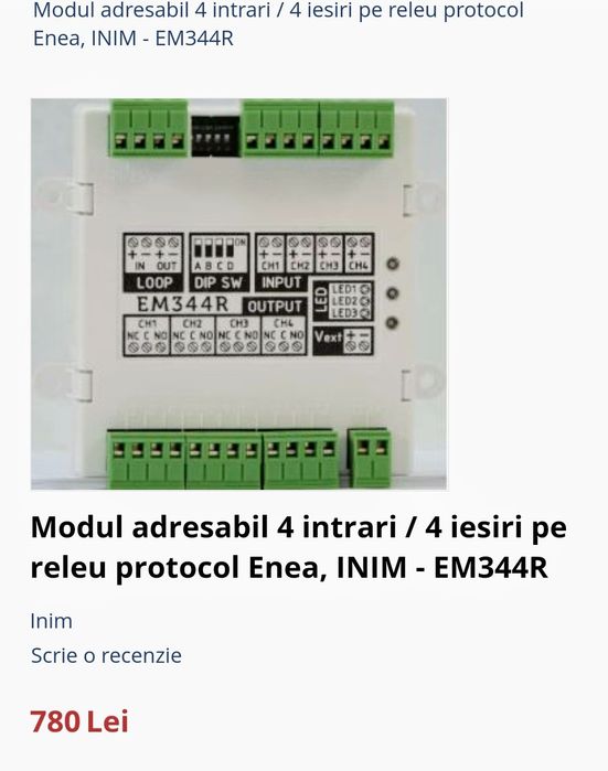 Module sisteme alarmă INIM-sigilate