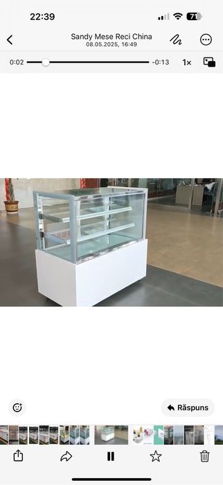 Vitrina rece de prezentare
