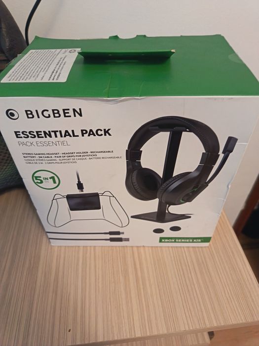 Pachet Esential BigBen Xbox Series X/S, 5 piese, Negru