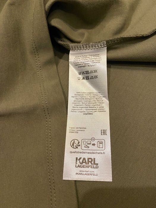 KARL LAGERFELD, ОРИГИНАЛНА тениска , зелена , размер: L и XL