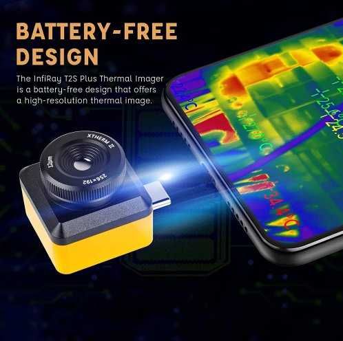Xinfrared InfiRay T2S Plus термокамера термовизионна за Андроид