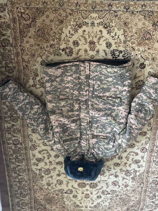 Продам бушлат и шапку военная кафедра