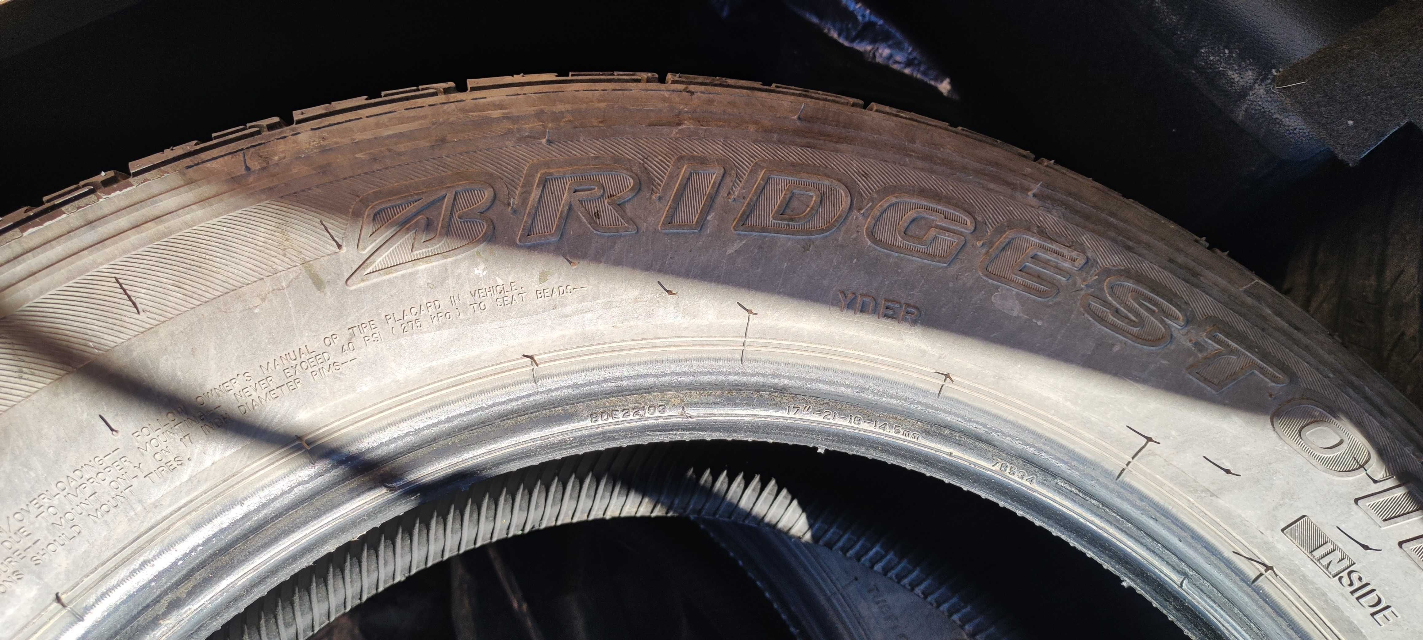 Летние шины Bridgestone Dueler 215/60 R17