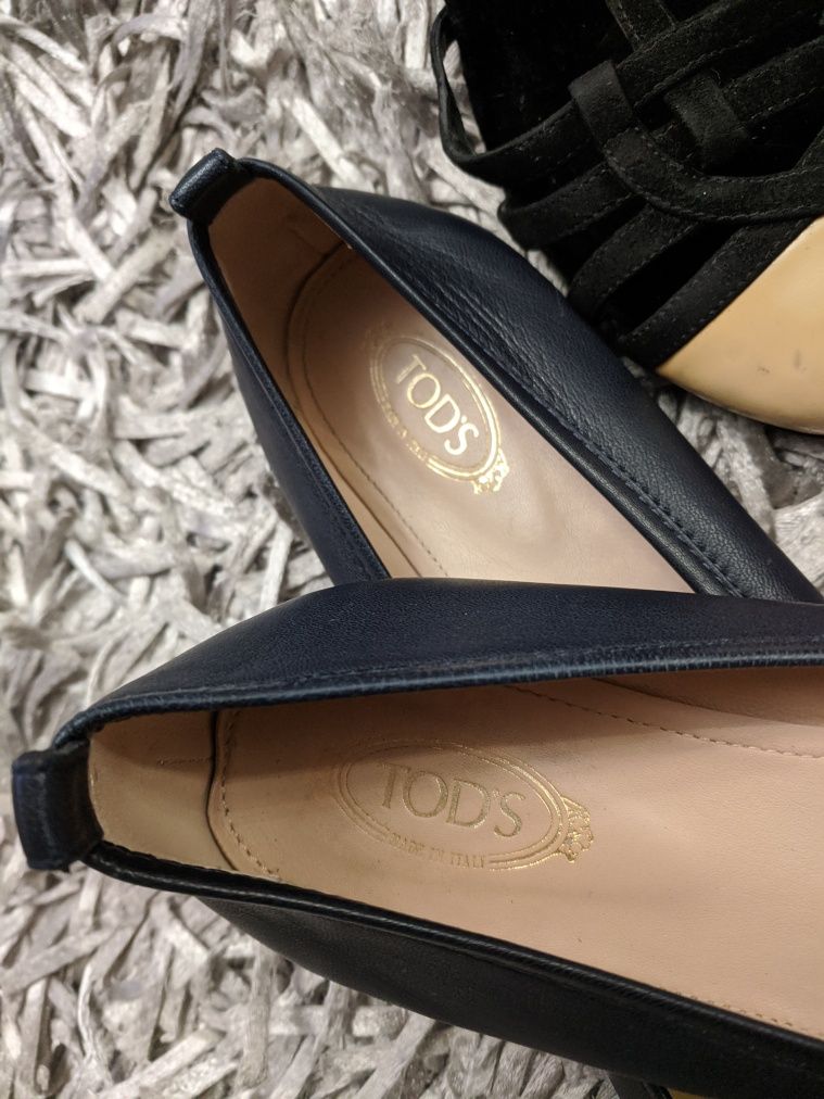 Balerini Tod's 39,5 și sandale Dolce & Nr 39