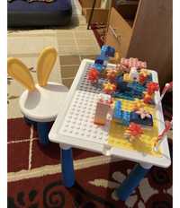 Лего стол детский стол со стулом