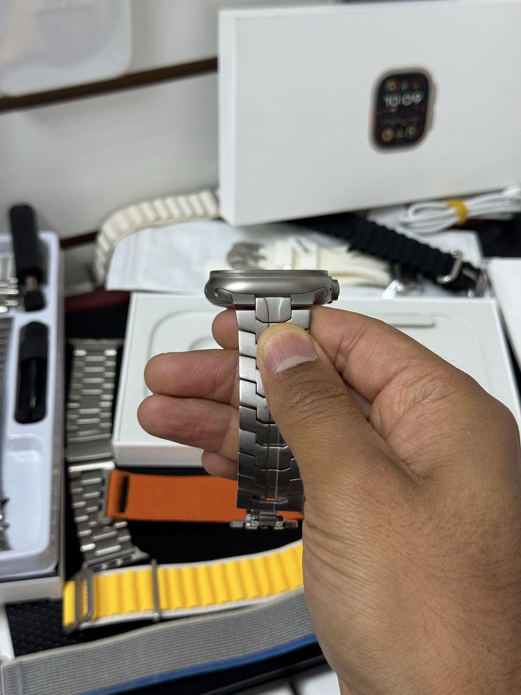  Apple Watch Ultra Gen2 titanium Olive Alpine Loop
