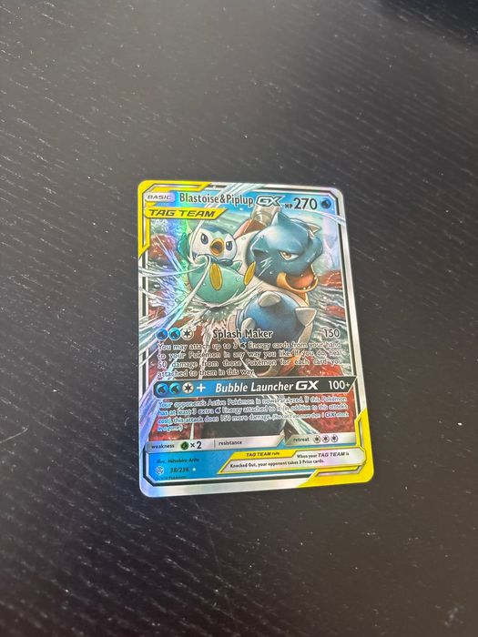 Carte pokemon Blatoise&Piplup