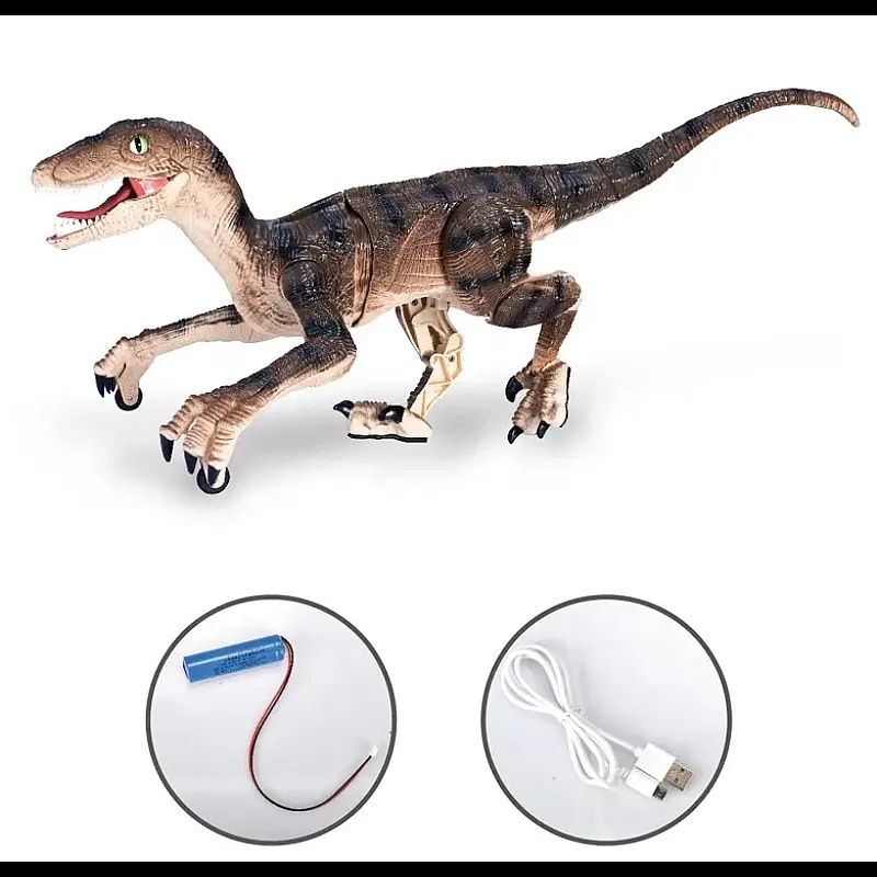 Jucarie interactiva, Dinozaur cu telecomanda,SM180 Figurina Velocirapt