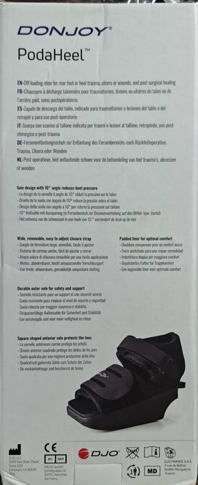 Pantof cu descărcare calcaneana