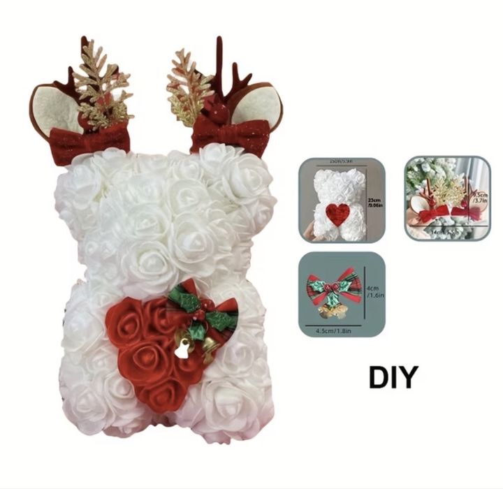 Перфектният подарък за момиче, гадже или жена – мече от рози!