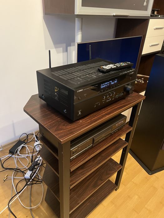 Receiver 7.2 Yamaha RX V585 Dolby Atmos Bluetooth Wifi Alexa Arc