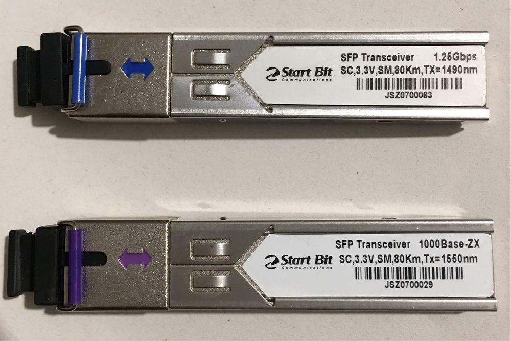 Module optice SFP Bi-Di 100Mbps/1Gbps 20/40/80 KM