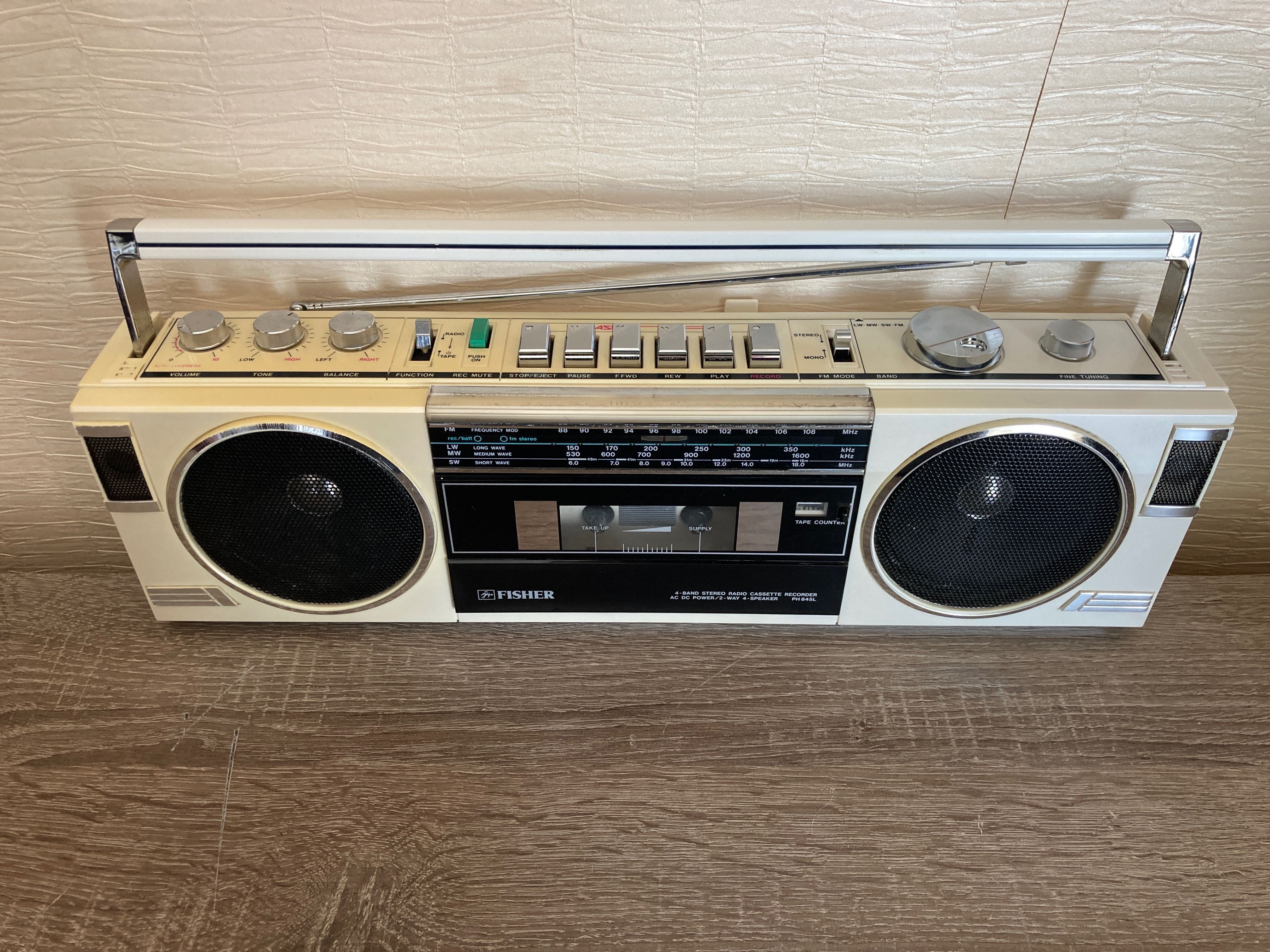 Panasonic FISHER SHARP  vintage retro радио касетофони
