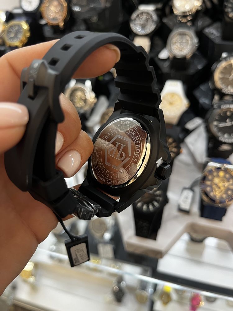 ПРОМО: Мъжки часовник Philipp Plein THE $KULL CARBON FIBER 44mm
