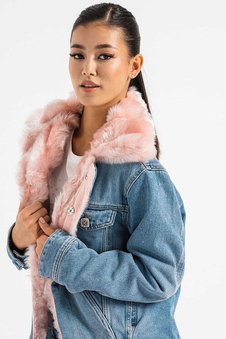 LIU JO – Дамско зимно яке с еко пух Размер: XL / IT:46 нов с етикети